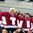 PRAGUE, CZECH REPUBLIC - MAY 8: Latvian fans cheering on their team during preliminary round action against Germany at the 2015 IIHF Ice Hockey World Championship. (Photo by Andre Ringuette/HHOF-IIHF Images)

